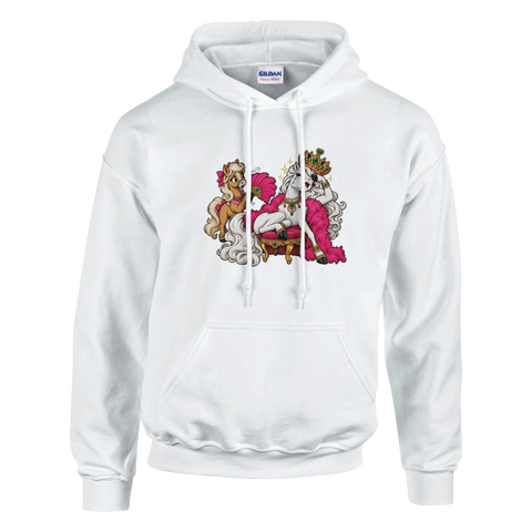 Diva-Stute mit Krone und Fohlen – Hoodie