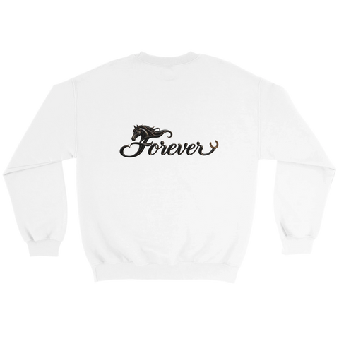 Forever – Rappe und Hufeisen – Pullover mit Rückendruck