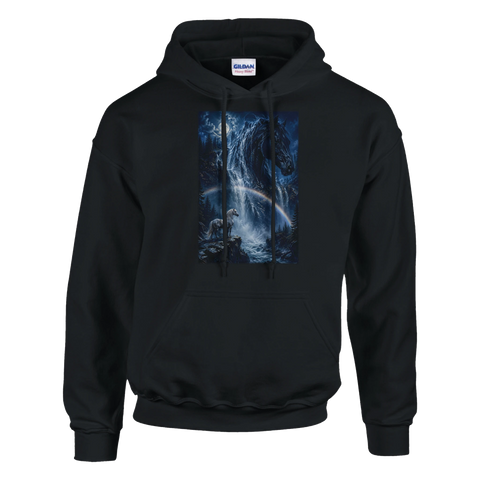 Mondbogen am Wasserfall – Hoodie