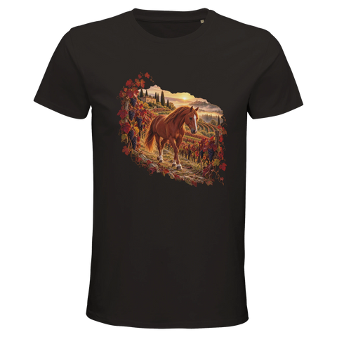 Fuchs im Herbstweinberg – Bio-T-Shirt Herren
