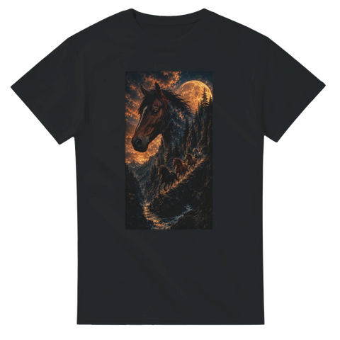 Mondnacht am Felsenpass – T-Shirt
