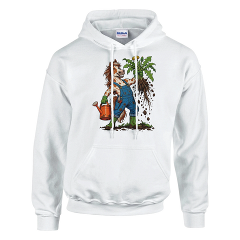 Gärtner-Pferd mit Löwenzahn – Hoodie