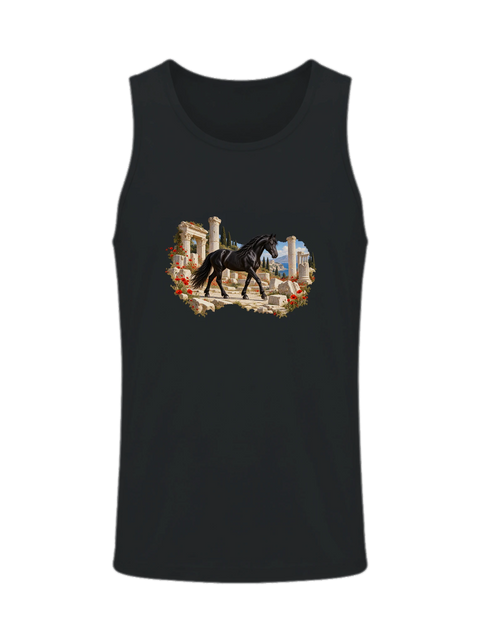 Rappe zwischen römischen Säulen – Herren-Tank-Top