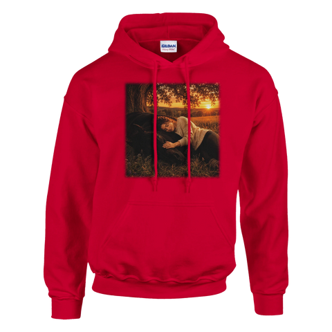 Zusammen im Abendfeld – Hoodie