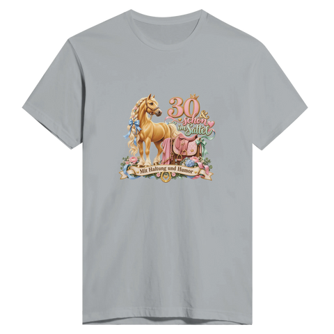 30 und schon im Sattel – Herren-T-Shirt