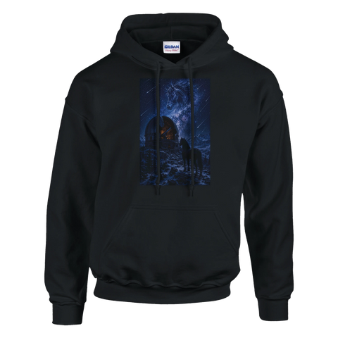 Observatorium unter Meteoren – Hoodie