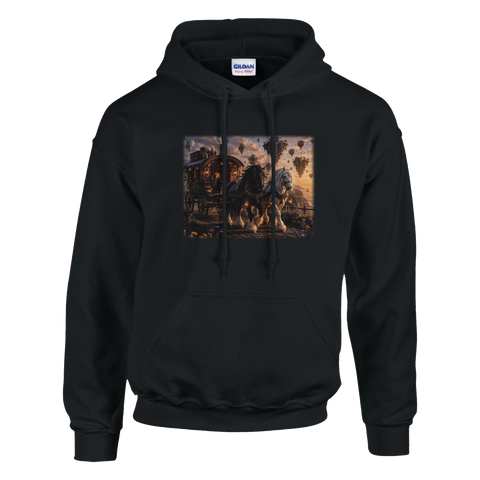 Zauberwagen über den Wolken – Hoodie