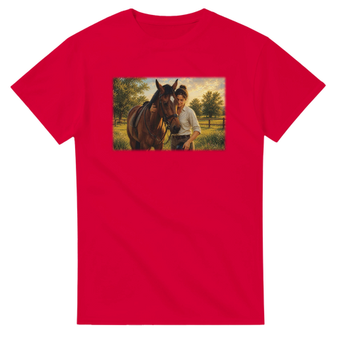 Stiller Moment auf der Koppel – T-Shirt