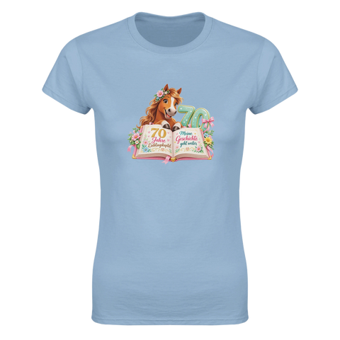 70 Jahre Lieblingskapitel – Damen-T-Shirt