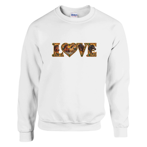 Love – Freiheit in Smaragd und Gold – Pullover
