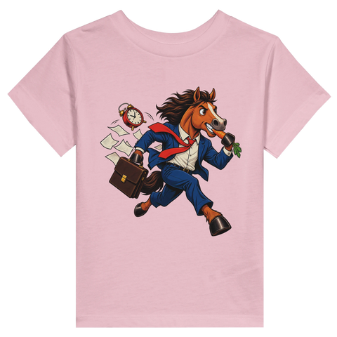 Zu spät zur Arbeit – Kleinkind-T-Shirt