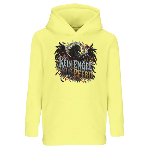 Kein Engel. Nur Pferd. – Kinder-Hoodie