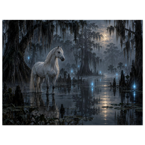 Schimmel im Irrlichtsumpf – Forex-Bild 60×80 cm