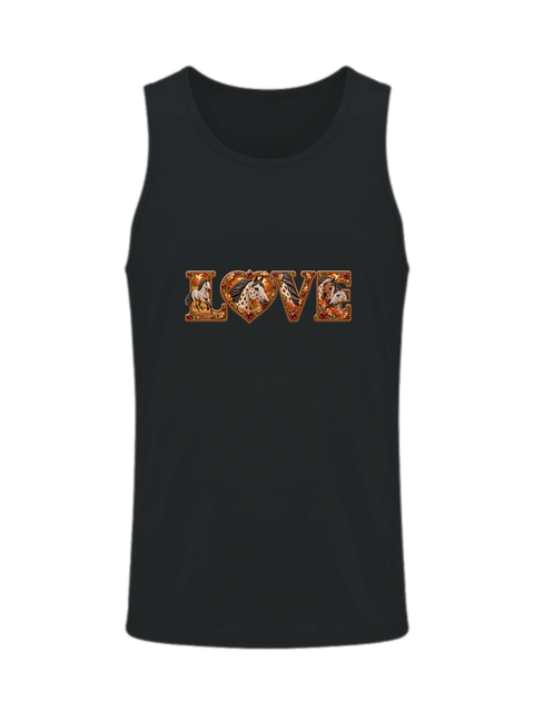 Love – Appaloosa im Herbstlaub – Herren-Tank-Top