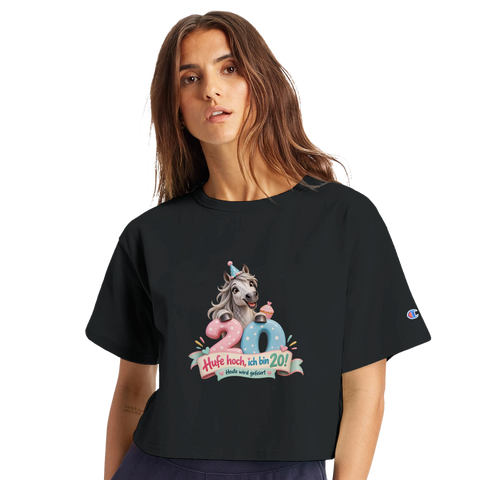 Hufe hoch, ich bin 20! – Crop-Top