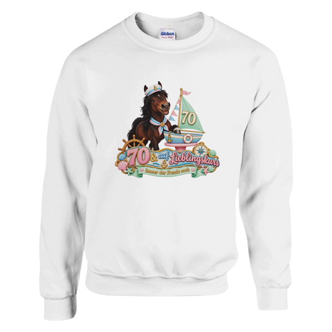 70 und auf Lieblingskurs – Pullover
