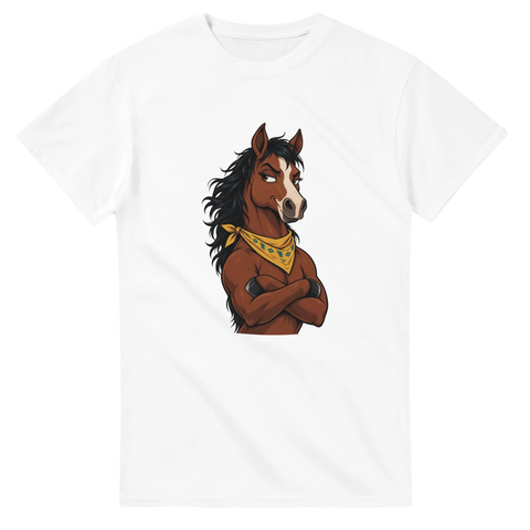Harter Cowboy mit verschränkten Armen – T-Shirt