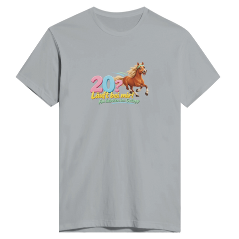20? Läuft bei mir! – Herren-T-Shirt
