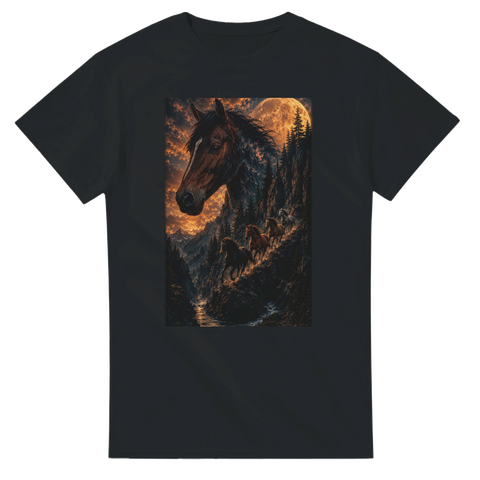 Mondnacht am Felsenpass – T-Shirt