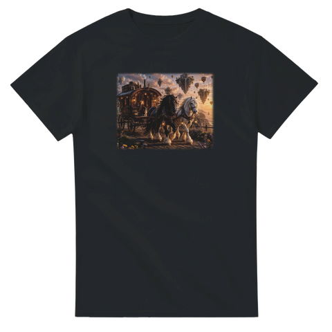 Zauberwagen über den Wolken – T-Shirt