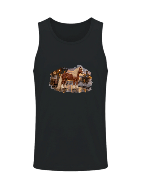 Kaltblut am Dampfbahnhof – Herren-Tank-Top