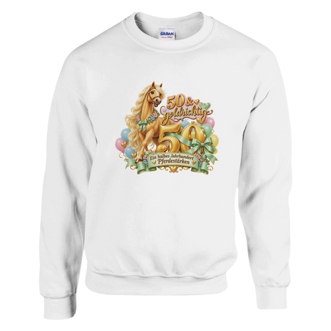 50 und goldrichtig – Pullover