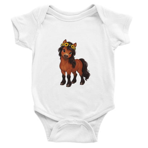 Sonnenblumen-Nala – Baby-Strampler