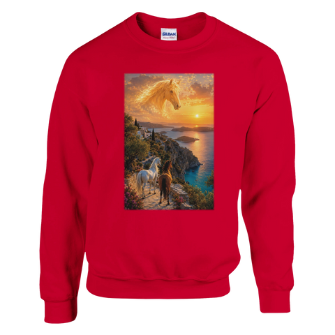 Mittelmeerklippe im Sonnengold – Pullover