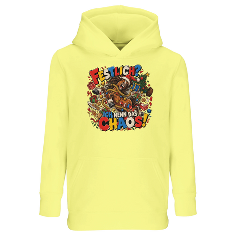 Festlich? Ich nenn das Chaos! – Kinder-Hoodie