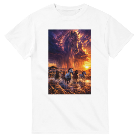 Savannensturm im goldenen Wasser – T-Shirt