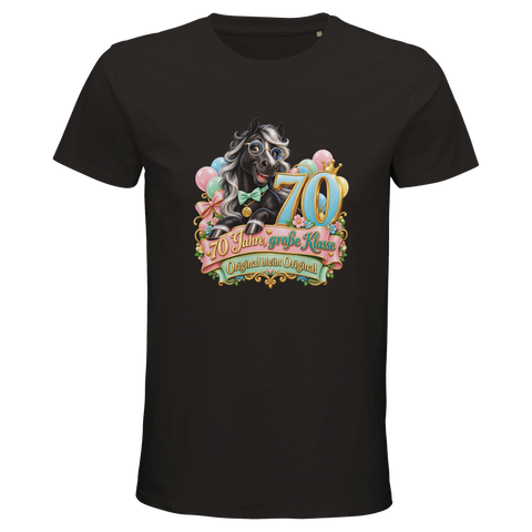 70 Jahre, große Klasse – Bio-T-Shirt Herren