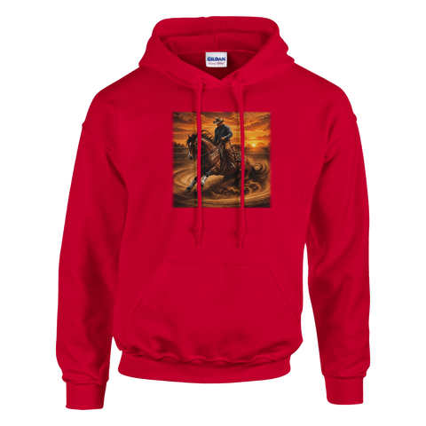 Reining im Sonnenuntergang – Hoodie