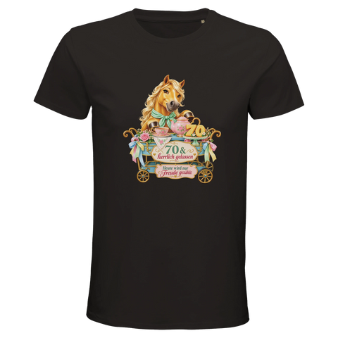 70 und herrlich gelassen – Bio-T-Shirt Herren