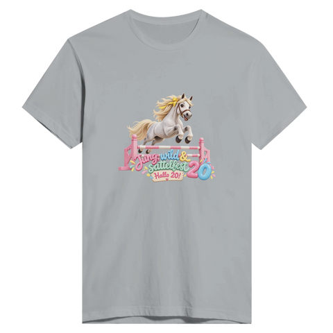 Jung, wild und sattelfest! – Herren-T-Shirt
