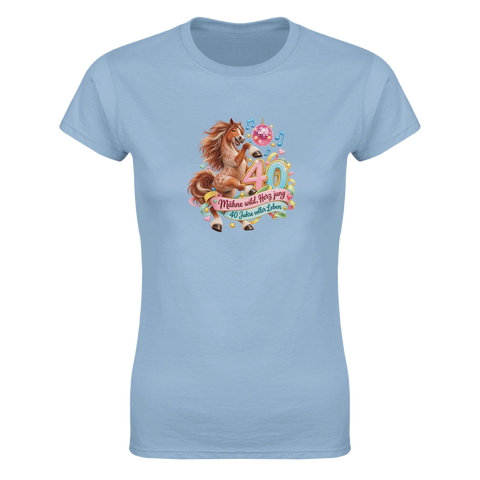 Mähne wild, Herz jung – Damen-T-Shirt
