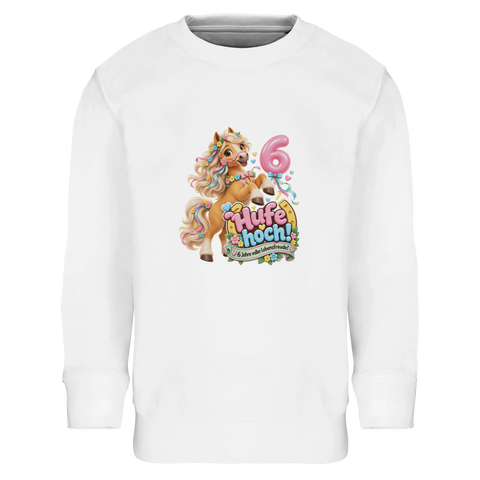 Hufe hoch! (6 Jahre) – Kinder-Pullover