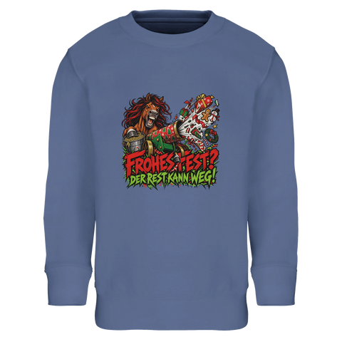 Frohes Fest? Der Rest kann weg! – Kinder-Pullover