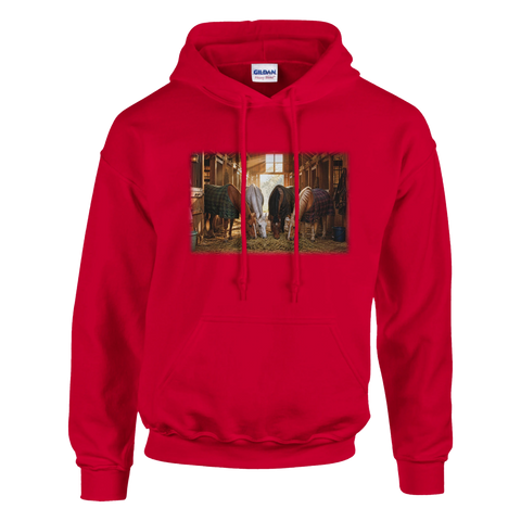 Fütterung in der Stallgasse – Hoodie