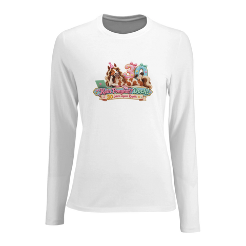 Kein Ponyhof? Doch! – Damen-Langarmshirt