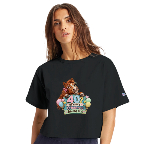 40? Ich nenn's Erfahrung – Crop-Top