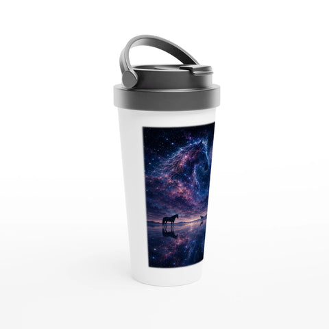 Galaxie auf dem Salzsee – Reisebecher