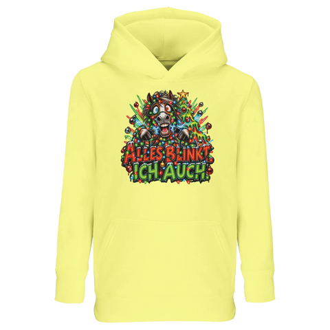 Alles blinkt. Ich auch. – Kinder-Hoodie