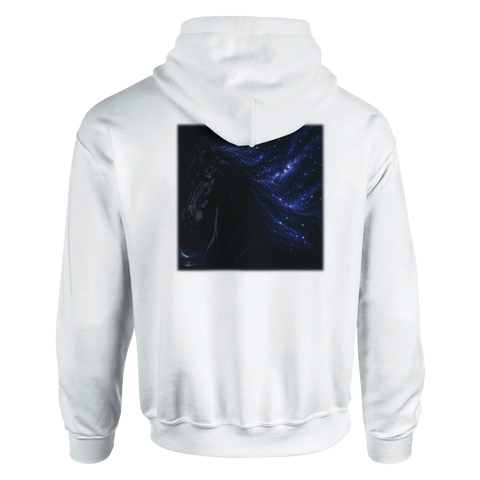 Sternenmähne – Hoodie mit Rückendruck