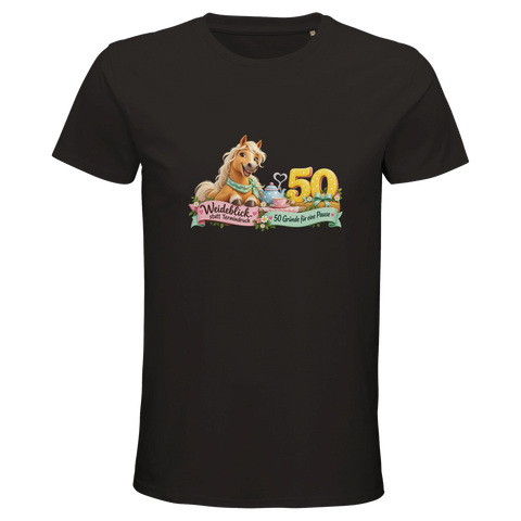 Weideblick statt Termindruck – Bio-T-Shirt Herren