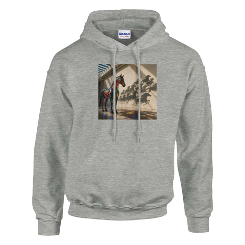 Glaspferd und Schattenherde – Hoodie