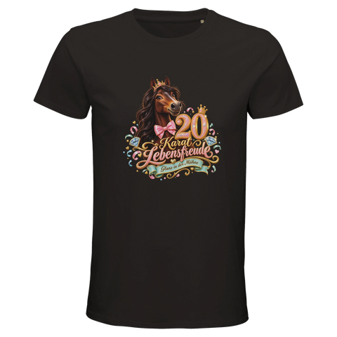 20 Karat Lebensfreude – Bio-T-Shirt Herren