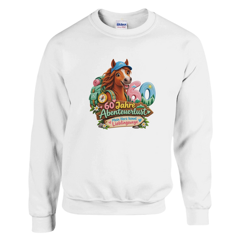 60 Jahre Abenteuerlust – Pullover