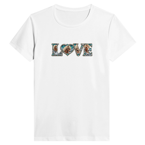Love – Islandpferd im Nordlicht – Performance-Shirt Damen