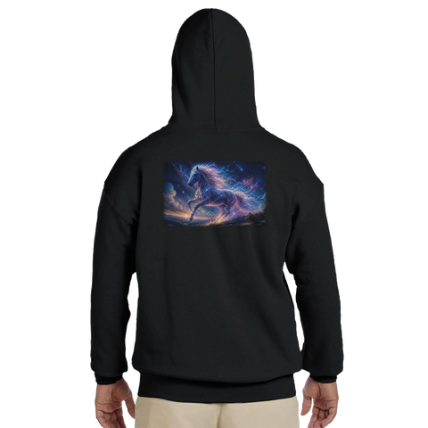 Sternenpferd – Hoodie mit Rückendruck