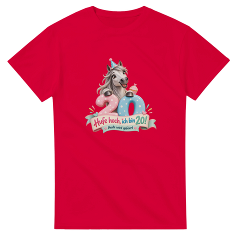 Hufe hoch, ich bin 20! – T-Shirt